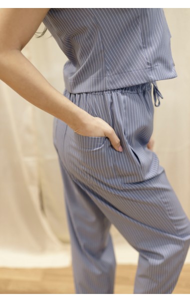 Completo con Gillet e Pantalone Gessato