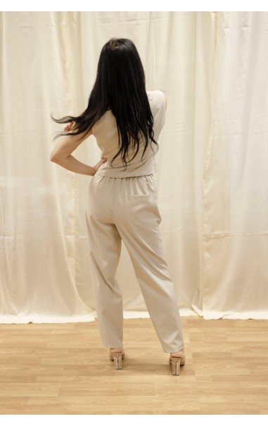 Completo con Gillet e Pantalone Gessato