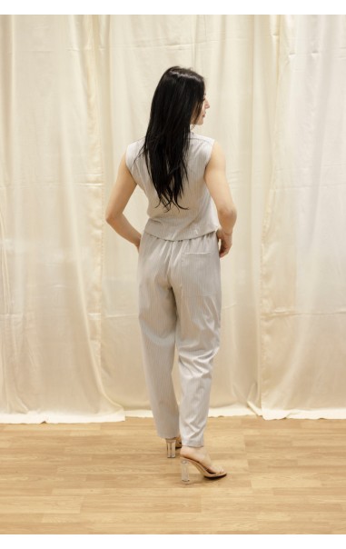 Completo con Gillet e Pantalone Gessato